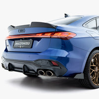 Maxton Design - Street PRO Rear Side Splitters + Flaps Audi S5 Sedan / Avant B10