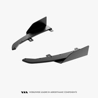 Maxton Design - Street PRO Rear Side Splitters + Flaps Audi S5 Sedan / Avant B10