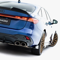 Maxton Design - Street PRO Rear Side Splitters + Flaps Audi S5 Sedan / Avant B10