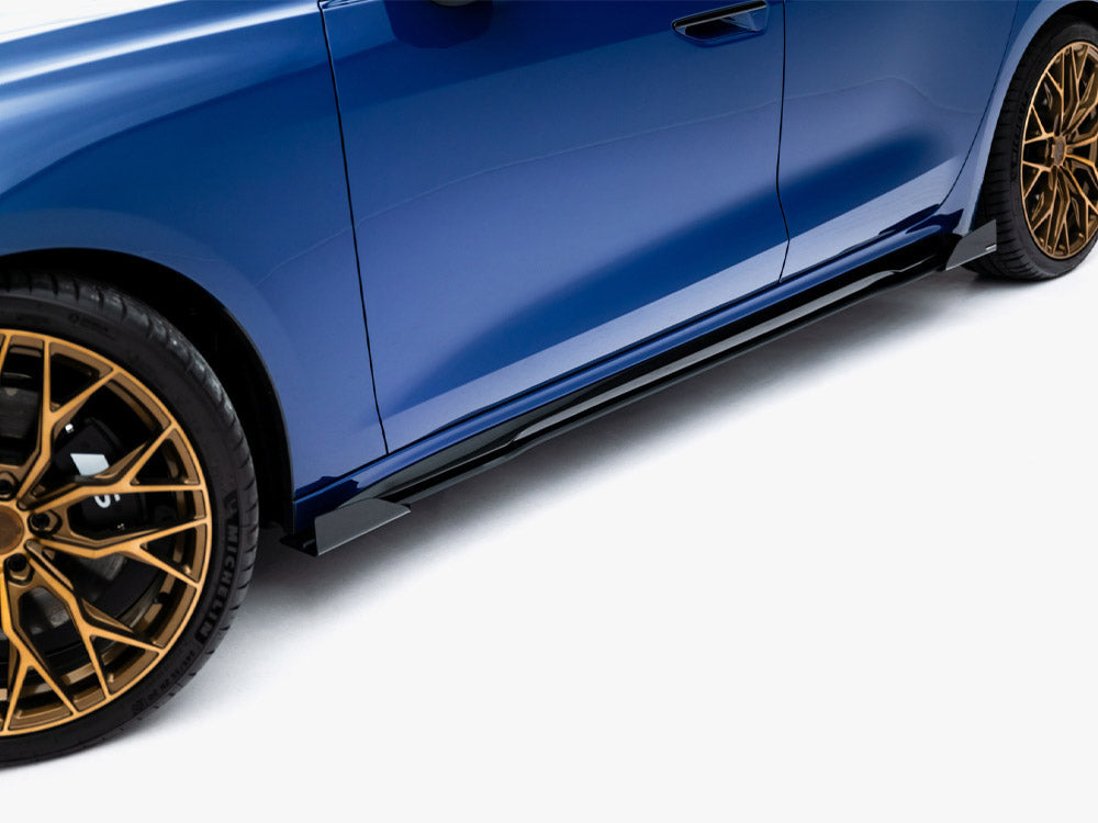 Maxton Design - Street PRO Side Skirt Diffusers + Flaps Audi A5 S-Line / S5 Sedan / Avant B10