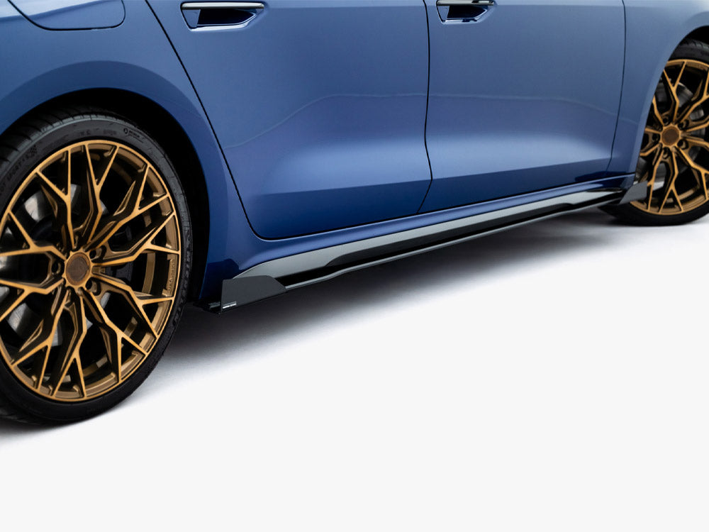 Maxton Design - Street PRO Side Skirt Diffusers + Flaps Audi A5 S-Line / S5 Sedan / Avant B10