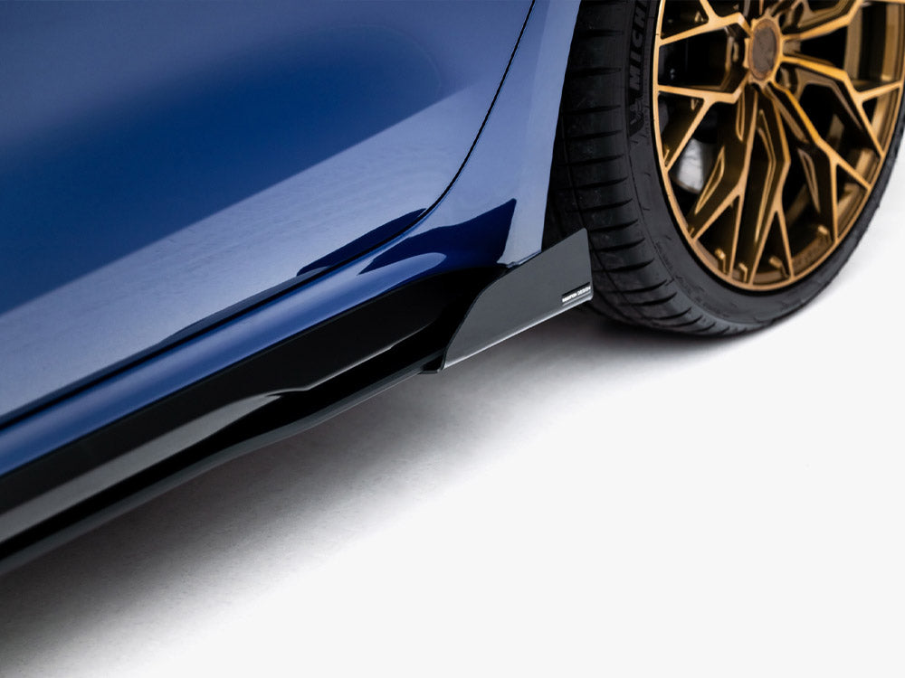 Maxton Design - Street PRO Side Skirt Diffusers + Flaps Audi A5 S-Line / S5 Sedan / Avant B10