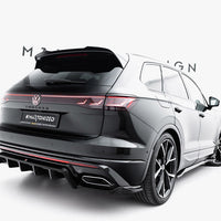 Maxton Design - Rear Splitter (Vertical Bars) Volkswagen Touareg R-Line Mk3 Facelift
