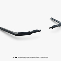 Maxton Design - Rear Splitter (Vertical Bars) V.2 BMW 5 / i5 M-Pack Sedan / Touring G60 / G61