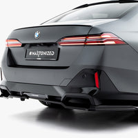 Maxton Design - Rear Splitter (Vertical Bars) V.1 BMW 5 / i5 M-Pack Sedan / Touring G60 / G61