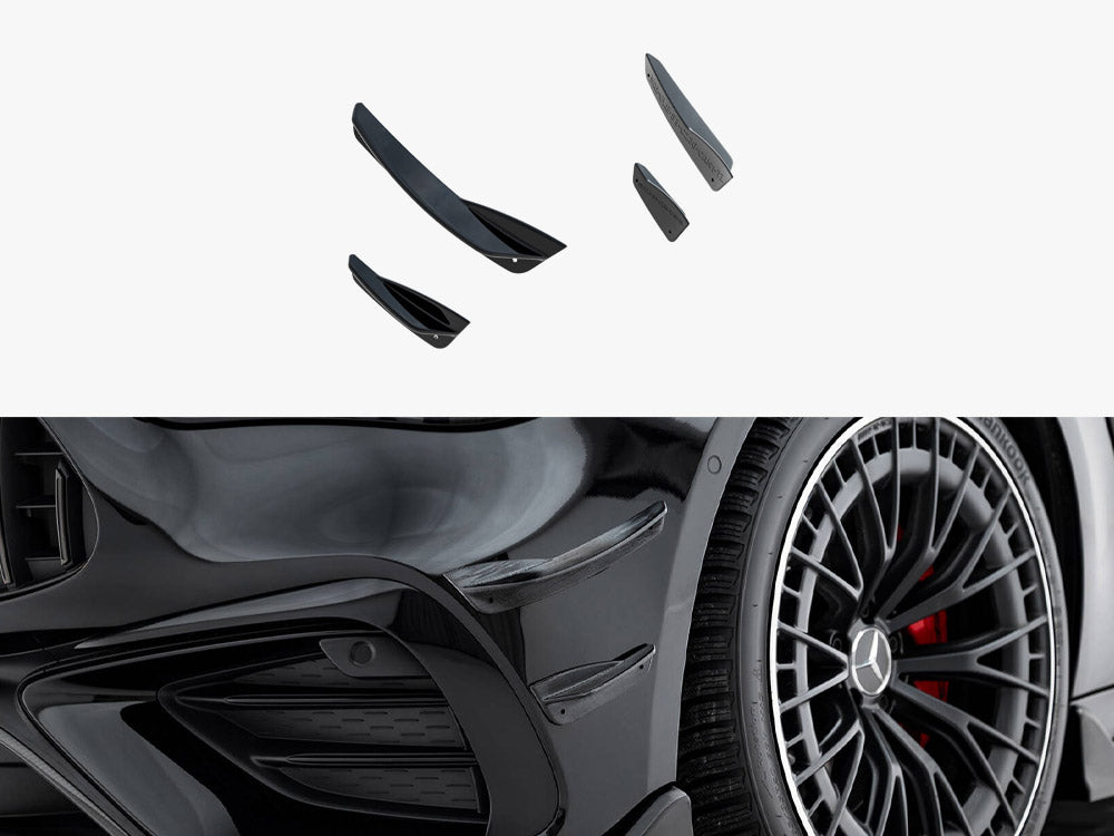 Maxton Design - Front Bumper Wings (Canards) Mercedes-AMG CLE 53 C236