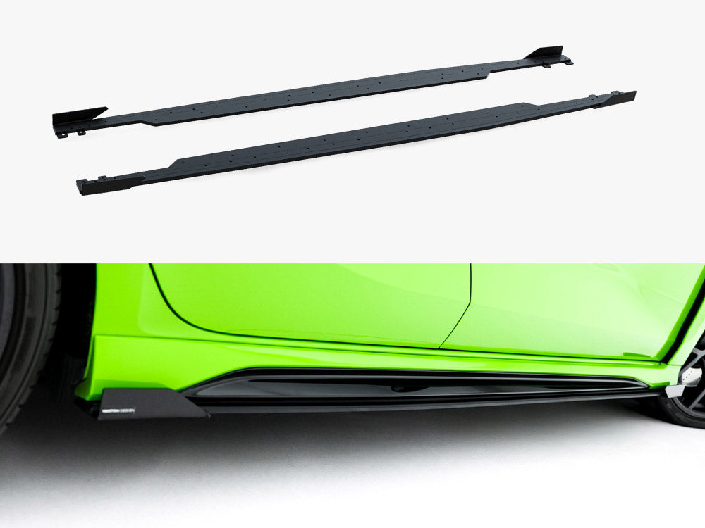 Maxton Design - Street PRO Side Skirt Diffusers + Flaps Audi RS3 Sportback 8Y Facelift