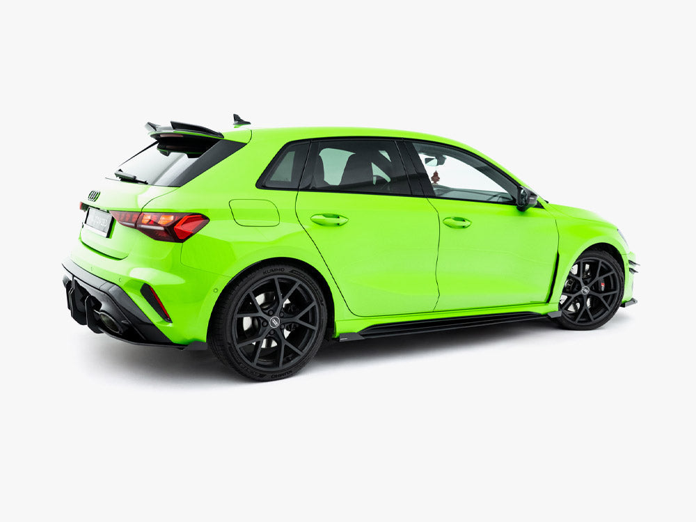 Maxton Design - Street PRO Side Skirt Diffusers + Flaps Audi RS3 Sportback 8Y Facelift