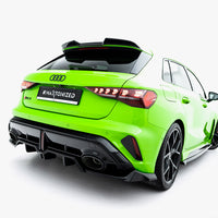 Maxton Design - Rear Splitter (Vertical Bars) V.1 Audi RS3 Sportback 8Y Facelift
