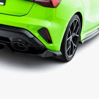 Maxton Design - Rear Splitter (Vertical Bars) V.1 Audi RS3 Sportback 8Y Facelift