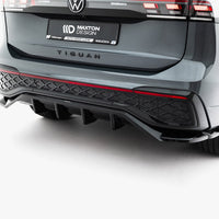 Maxton Design - Rear Splitter (Vertical Bars) Volkswagen Tiguan R-Line Mk3