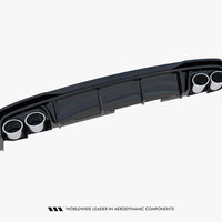Maxton Design -  Rear Valance + Exhaust Ends Imitation Audi A6 S-Line / S6 C8 / C8 Facelift
