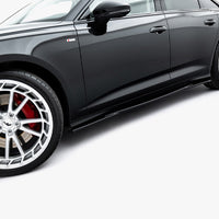Maxton Design - Side Skirt Diffusers Audi A6 S-Line / S6 C8 / C8 Facelift