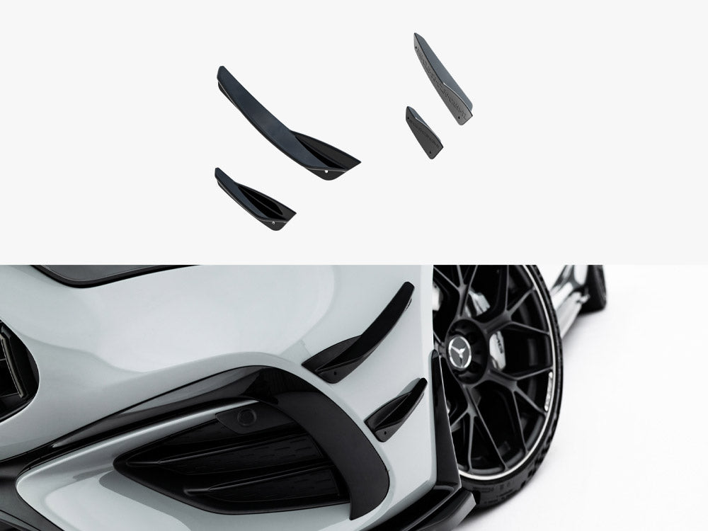 Maxton Design - Front Bumper Wings (Canards) Mercedes-AMG CLE 53 Aero C236