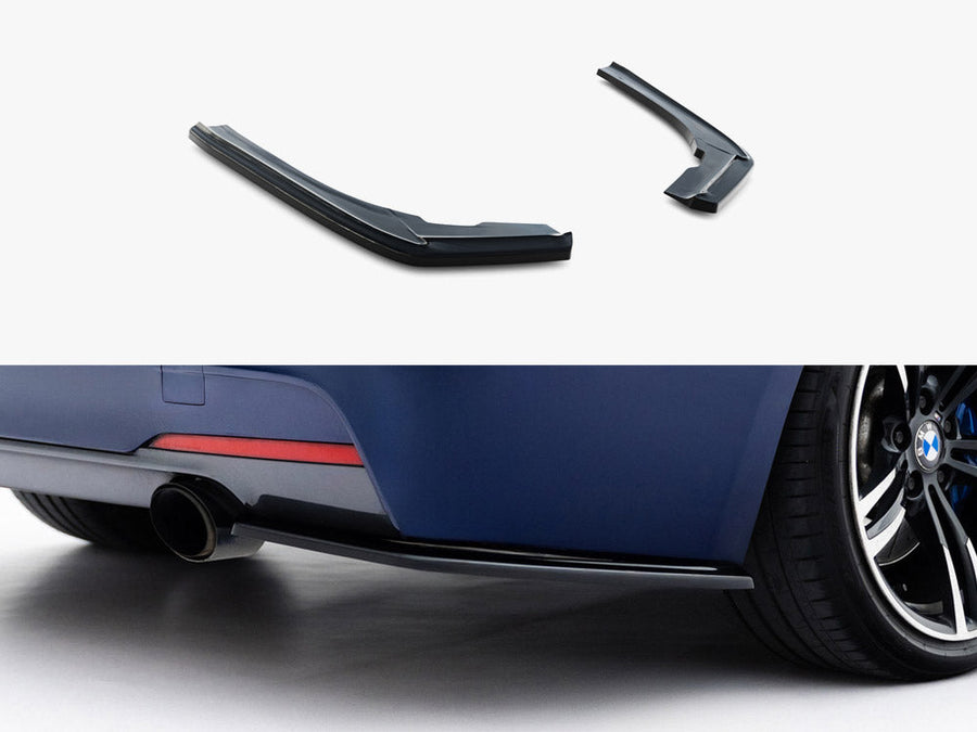 Maxton Design - Rear Side Splitters BMW 3 M-Pack Sedan / Touring F30 / F30 Facelift / F31 / F31 / F31 Facelift