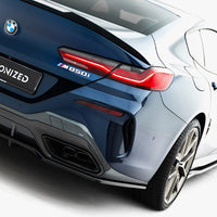 Maxton Design - Rear Splitter (Vertical Bars) BMW 8 Gran Coupe M-Pack G16