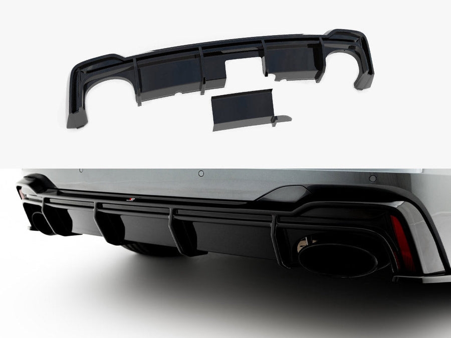 Maxton Design - Rear Valance Audi RS6 C8 / C8 Facelift (Version with towbar)