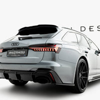Maxton Design - Rear Valance Audi RS6 C8 / C8 Facelift (Version with towbar)