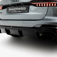 Maxton Design - Rear Valance Audi RS6 C8 / C8 Facelift (Version with towbar)