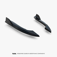 Maxton Design - Rear Side Splitters V.1 Volkswagen Golf R Variant Mk8 Facelift