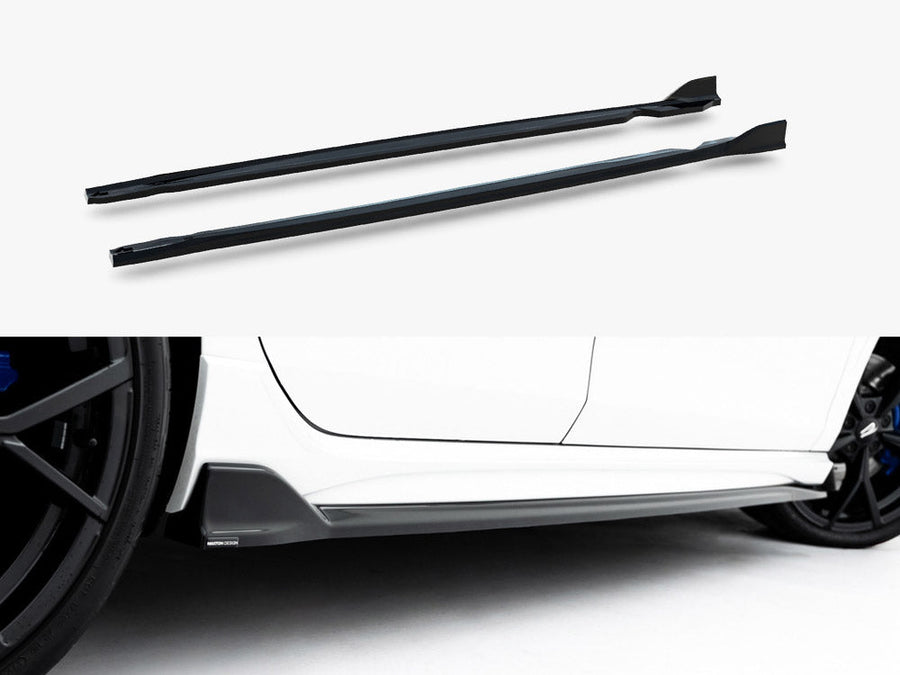 Maxton Design - Side Skirt Diffusers Volkswagen Golf R Variant Mk8 Facelift