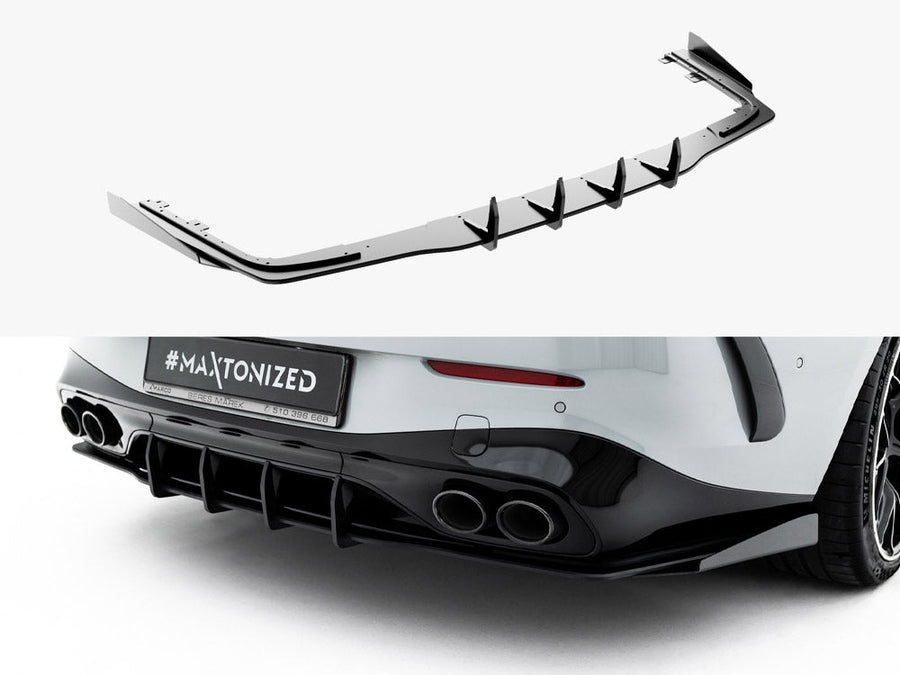 Maxton Design - Street PRO Rear Diffuser + Flaps Mercedes-AMG CLE 53 Aero C236