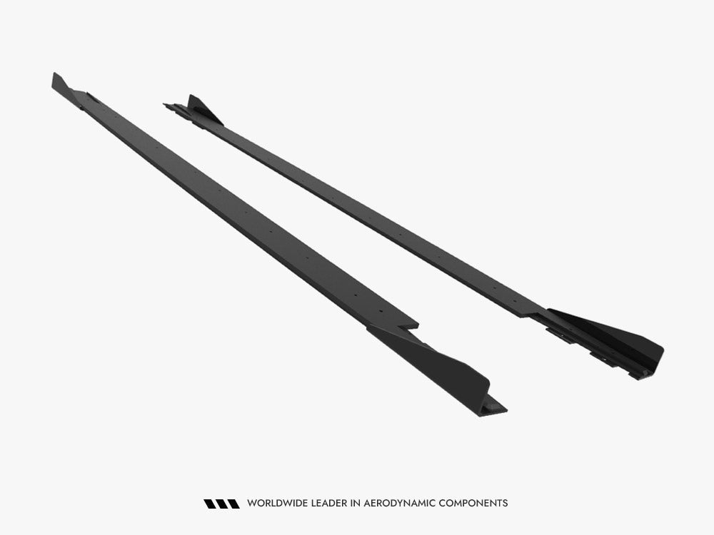 Maxton Design - Street PRO Side Skirt Diffusers + Flaps Mercedes-AMG CLE 53 Aero C236