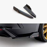 Maxton Design - Rear Side Splitters V.4 + Flaps Skoda Octavia RS Combi / Liftback Mk4 / Mk4 Facelift