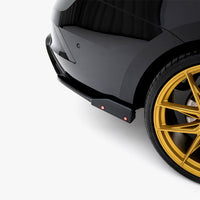 Maxton Design - Rear Side Splitters V.4 + Flaps Skoda Octavia RS Combi / Liftback Mk4 / Mk4 Facelift