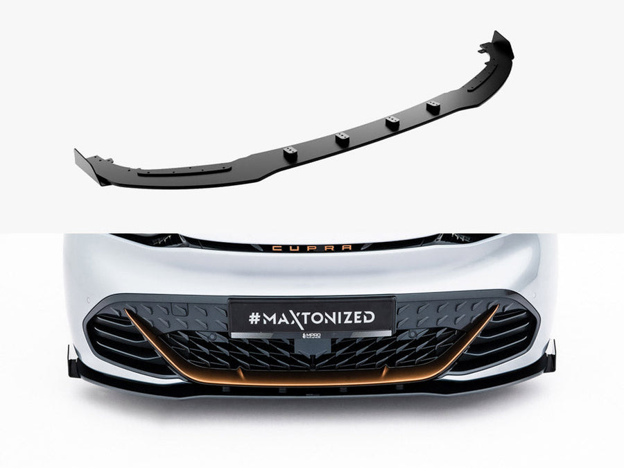 Maxton Design - Street PRO Front Splitter + Flaps Cupra Born Mk1
