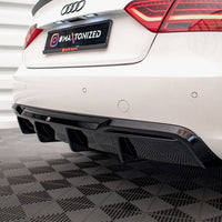 Maxton Design - Rear Valance Audi A5 Sportback 8T Facelift (Version with dual exhausts on one side)