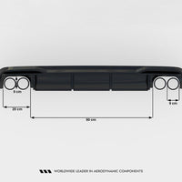 Maxton Design - Rear Valance Audi A5 Sportback 8T Facelift (Version with dual exhausts on both sides)