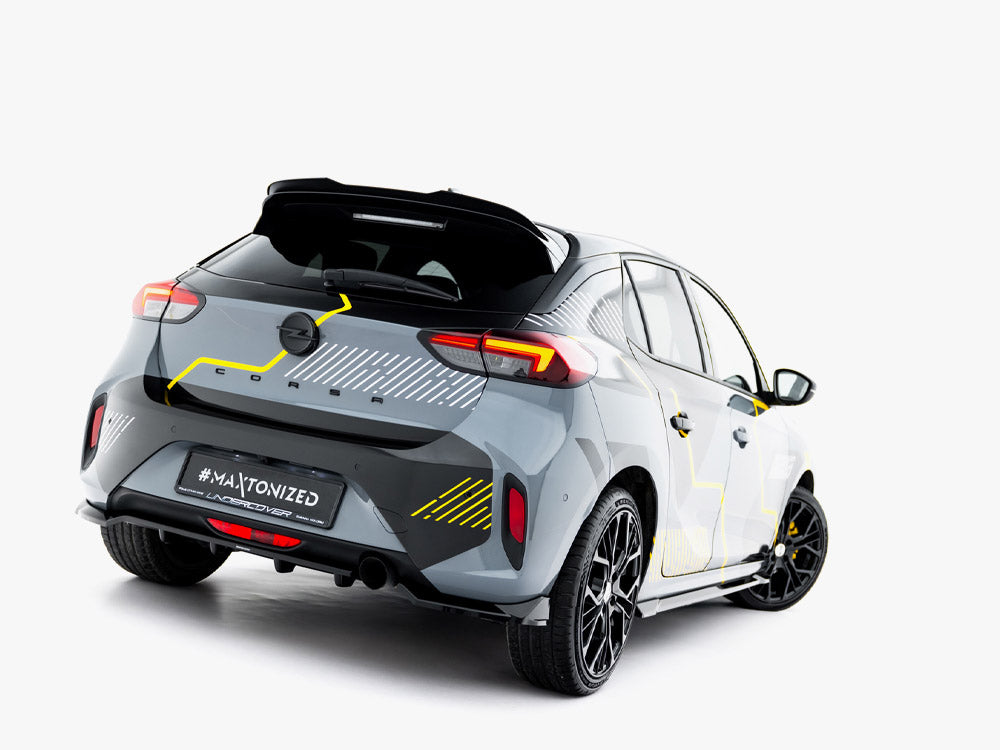 Maxton Design - Rear Splitter (Vertical Bars) Vauxhall / Opel Corsa F ...