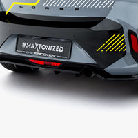 Maxton Design - Rear Splitter (Vertical Bars) Vauxhall / Opel Corsa F Facelift (Mk6 Facelift)