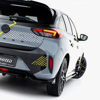 Maxton Design - Rear Splitter (Vertical Bars) Vauxhall / Opel Corsa F Facelift (Mk6 Facelift)