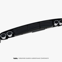 Maxton Design -  Rear Valance + Exhaust Ends Imitation Audi A6 Sedan / Avant C8 / C8 Facelift