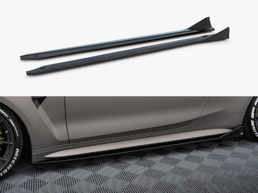 Maxton Design - Side Skirt Diffusers V.3 CSL Look BMW M4 G82 / G82 Facelift