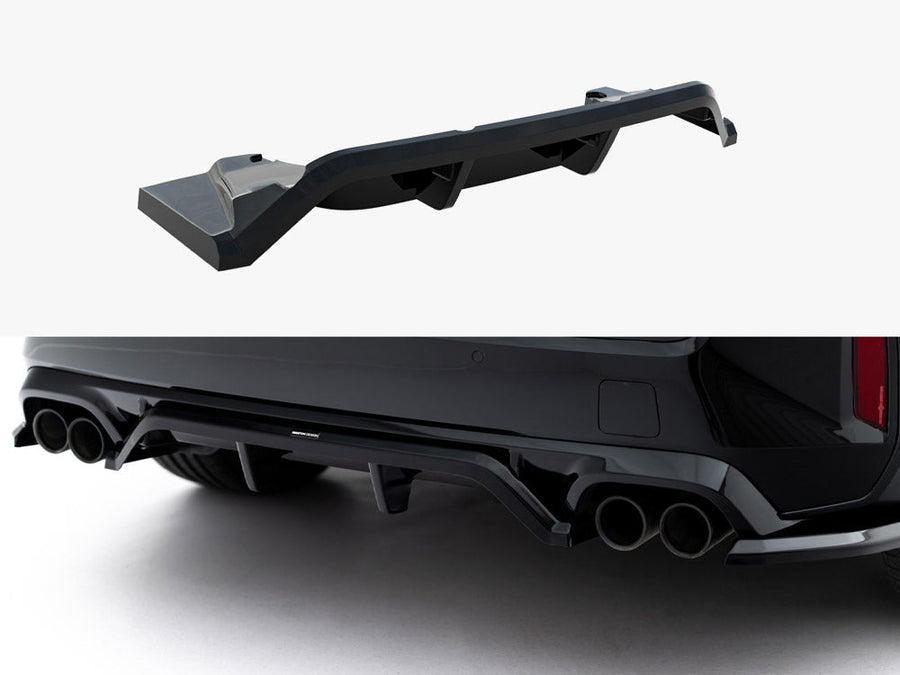 Maxton Design - Rear Splitter (Vertical Bars) BMW X1 M35i U11