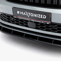 Maxton Design - Front Splitter V.2 Skoda Kodiaq Sportline Mk2