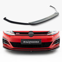 Maxton Design - Front Splitter V.4 Volkswagen Golf GTI / GTD Mk7 Facelift