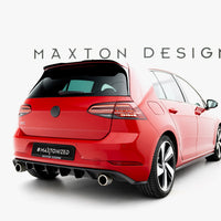 Maxton Design - Rear Diffuser VW GOLF GTI 7.5 ( 2017-2019)