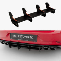 **CLEARANCE** Maxton Design - Rear Diffuser Volkswagen Golf R Mk7 Facelift (NO RETURN)