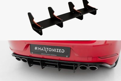**CLEARANCE** Maxton Design - Rear Diffuser Volkswagen Golf R Mk7 Facelift (NO RETURN)