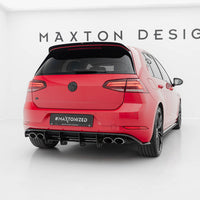 **CLEARANCE** Maxton Design - Rear Diffuser Volkswagen Golf R Mk7 Facelift (NO RETURN)