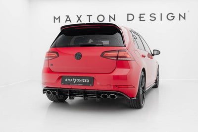 **CLEARANCE** Maxton Design - Rear Diffuser Volkswagen Golf R Mk7 Facelift (NO RETURN)