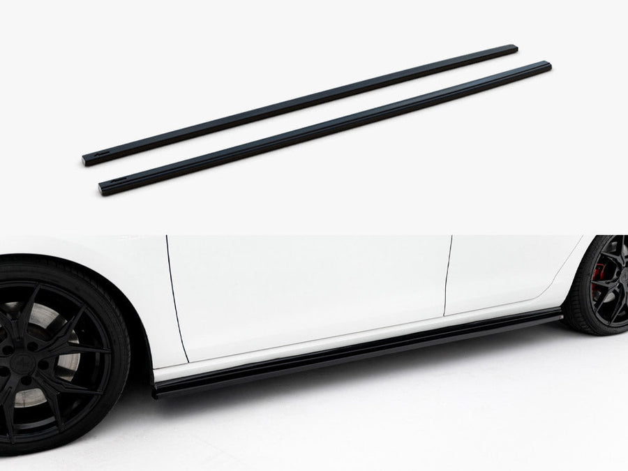 Maxton Design - Side Skirt Diffusers V.2 Volkswagen Golf GTI / GTD Mk7 / Mk7 Facelift (narrow)
