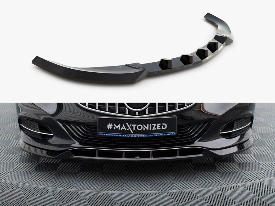 Maxton Design - FRONT SPLITTER MERCEDES E63 AMG SEDAN W212 FACELIFT