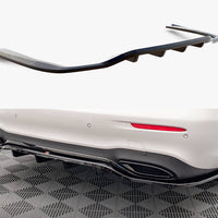 Maxton Design - Rear Splitter (Vertical Bars) Mercedes E AMG-Line Sedan W213 Facelift