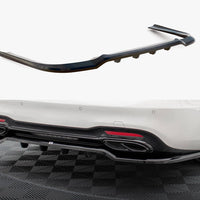 Maxton Design - Rear Splitter (Vertical Bars) Mercedes-Benz S AMG-Line W222 Facelift