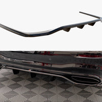 Maxton Design - CENTRAL REAR SPLITTER (VERTICAL BARS) MERCEDES S AMG-LINE W223